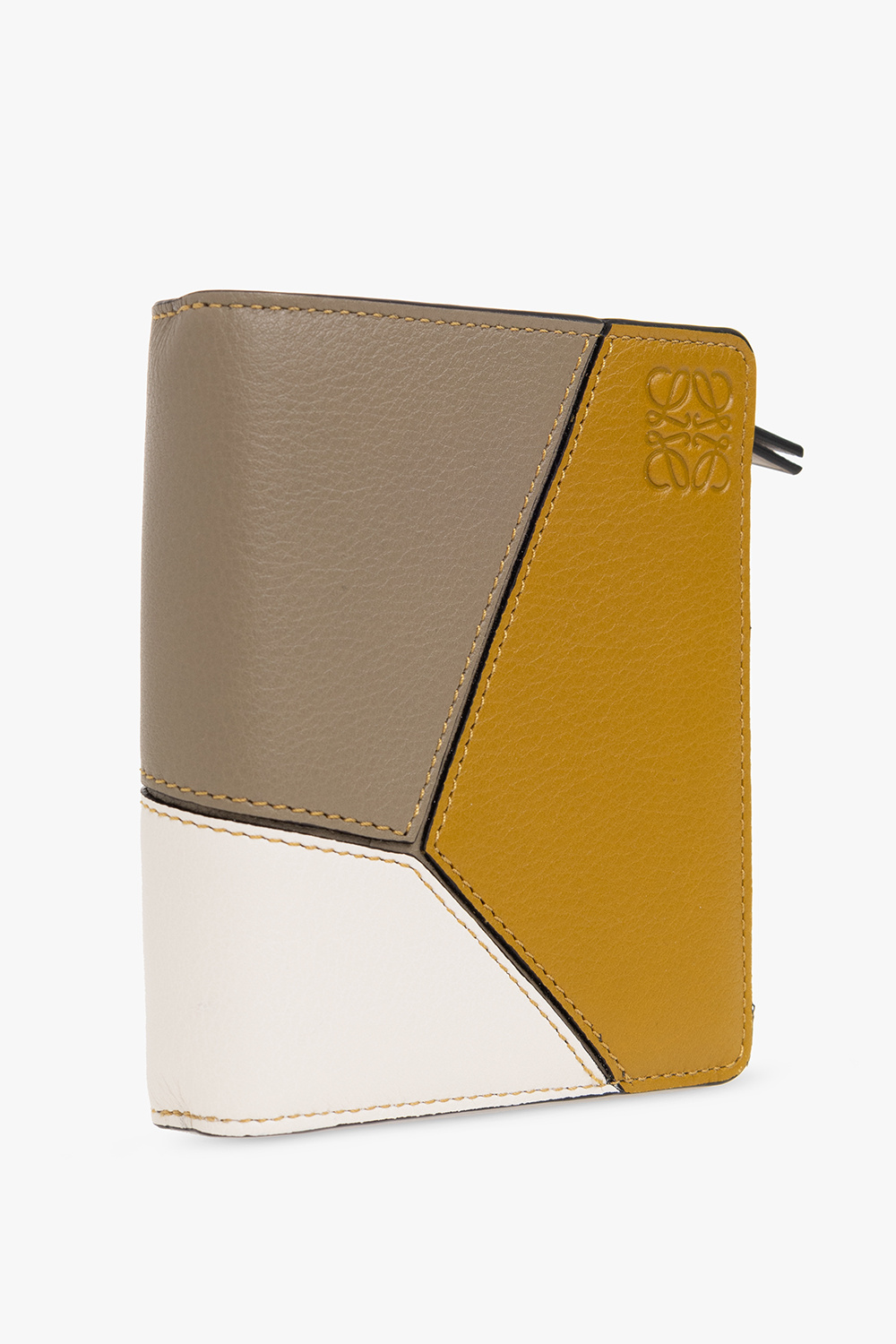 Loewe metallic multicolor outlet square zip wallet